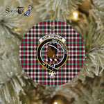 Borthwick Scottish Clan Badge Plaid Ornament Gift. Christmas Tree Ornament Borthwick Clan Tartan Ornament Great Christmas Ornaments Gift - Scotstee Shop