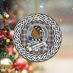 Borthwick Scottish Clan Tartan Crest Badge Plaid Ornament Gift. Christmas Tree Ornament Cleland Clan Tartan Ornament Great Borthwick Ornaments Gift