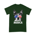 Scotstee Shop - Boston Terrier 4th of July Merica Men Women USA Flag 4th Of July Shirt