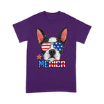 Scotstee Shop - Boston Terrier Merica 4th of July Men Boys Dog Puppy 4th Of July Shirt