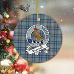 Boswell Scottish Clan Badge Plaid Ornament Gift. Christmas Tree Ornament Boswell Clan Tartan Ornament Great Christmas Ornaments Gift - Scotstee Shop