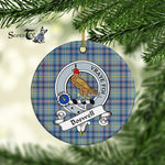 Boswell Scottish Clan Badge Plaid Ornament Gift. Christmas Tree Ornament Boswell Clan Tartan Ornament Great Christmas Ornaments Gift - Scotstee Shop