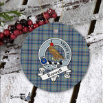 Boswell Scottish Clan Badge Plaid Ornament Gift. Christmas Tree Ornament Boswell Clan Tartan Ornament Great Christmas Ornaments Gift - Scotstee Shop