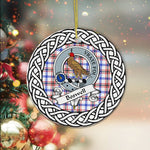 Boswell Scottish Clan Tartan Crest Badge Plaid Ornament Gift. Christmas Tree Ornament Cleland Clan Tartan Ornament Great Boswell Ornaments Gift