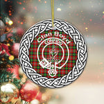Boyd Clan Tartan Crest Badge Plaid Ornament Gift. Christmas Tree Ornament Boyd Clan Tartan Ornament Great Christmas Ornaments Gift - Scotstee Shop
