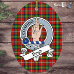 Boyd Scottish Clan Badge Plaid Ornament Gift. Christmas Tree Ornament Boyd Tartan Ornament,  ceramic ornament, personalized christmas ornaments, christmas tree ornaments, christmas door decorations, Plaid Ornament, Tartan Ceramic Ornament