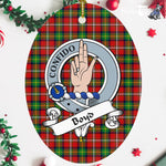 Boyd Scottish Clan Badge Plaid Ornament Gift. Christmas Tree Ornament Boyd Tartan Ornament,  ceramic ornament, personalized christmas ornaments, christmas tree ornaments, christmas door decorations, Plaid Ornament, Tartan Ceramic Ornament