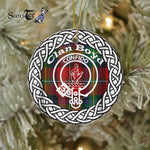 Boyd Scottish Clan Tartan Badge Plaid Ornament Gift. Christmas Tree Ornament Cleland Clan Tartan Ornament Great Boyd Ornaments Gift - Scotstee Shop
