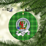 Boyle Scottish Clan Badge Plaid Ornament Gift. Christmas Tree Ornament Boyle Clan Tartan Ornament Great Christmas Ornaments Gift - Scotstee Shop