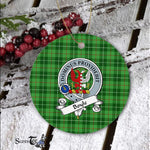 Boyle Scottish Clan Badge Plaid Ornament Gift. Christmas Tree Ornament Boyle Clan Tartan Ornament Great Christmas Ornaments Gift - Scotstee Shop