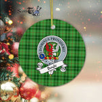 Boyle Scottish Clan Badge Plaid Ornament Gift. Christmas Tree Ornament Boyle Clan Tartan Ornament Great Christmas Ornaments Gift - Scotstee Shop