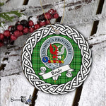 Boyle Scottish Clan Tartan Crest Badge Plaid Ornament Gift. Christmas Tree Ornament Boyle Clan Tartan Ornament,  ceramic ornament, personalized christmas ornaments, christmas tree ornaments, christmas door decorations, Plaid Ornament, Tartan Ceramic Ornament