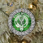 Boyle Tartan Crest Badge Plaid Ornament Gift. Christmas Tree Ornament Boyle Clan Tartan Ornament Great Christmas Ornaments Gift - Scotstee Shop