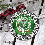 Boyle Tartan Crest Badge Plaid Ornament Gift. Christmas Tree Ornament Boyle Clan Tartan Ornament Great Christmas Ornaments Gift - Scotstee Shop