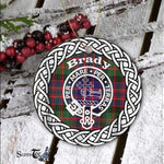 Brady Scottish Clan Tartan Crest Badge Plaid Ornament Gift. Christmas Tree Ornament Brady Clan Tartan Ornament,  ceramic ornament, personalized christmas ornaments, christmas tree ornaments, christmas door decorations, Plaid Ornament, Tartan Ceramic Ornament