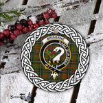 Brisbane Scottish Clan Tartan Crest Badge Plaid Ornament Gift. Christmas Tree Ornament Brisbane Clan Tartan Ornament,  ceramic ornament, personalized christmas ornaments, christmas tree ornaments, christmas door decorations, Plaid Ornament, Tartan Ceramic Ornament