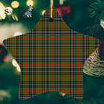 Brisbane Tartan Ornament Star Ornament, Christmas Star Decorations, ceramic ornament, Plaid Star Ceramic Ornament, Christmas Ornament Decorations Gift