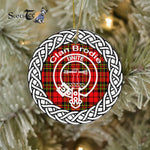 Brodie Clan Tartan Crest Badge Plaid Ornament Gift. Christmas Tree Ornament Brodie Clan Tartan Ornament Great Christmas Ornaments Gift - Scotstee Shop