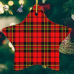 Brodie Modern Tartan Ornament Star Ornament, Christmas Star Decorations, ceramic ornament, Plaid Star Ceramic Ornament, Christmas Ornament Decorations Gift