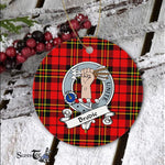 Brodie Scottish Clan Badge Plaid Ornament Gift. Christmas Tree Ornament Brodie Clan Tartan Ornament Great Christmas Ornaments Gift - Scotstee Shop