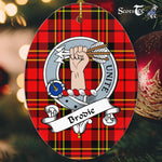 Brodie Scottish Clan Badge Plaid Ornament Gift. Christmas Tree Ornament Brodie Tartan Ornament,  ceramic ornament, personalized christmas ornaments, christmas tree ornaments, christmas door decorations, Plaid Ornament, Tartan Ceramic Ornament
