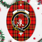 Brodie Scottish Clan Plaid Ornament Gift. Christmas Tree Ornament Brodie Clan Tartan Ornament,  ceramic ornament, personalized christmas ornaments, christmas tree ornaments, christmas door decorations, Plaid Ornament, Tartan Ceramic Ornament