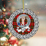 Brodie Scottish Clan Tartan Crest Badge Plaid Ornament Gift. Christmas Tree Ornament Brodie Clan Tartan Ornament Great Boyd Ornaments Gift