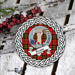 Brodie Scottish Clan Tartan Crest Badge Plaid Ornament Gift. Christmas Tree Ornament Brodie Clan Tartan Ornament Great Boyd Ornaments Gift