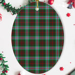 Brodie Tartan Oval Ornaments, Christmas Tree Ornament, Plaid Christmas Ornaments, Ceramic Oval Christmas Tree Decoration, Tartan Oval Ornaments, Christmas Tree Ornament, Plaid Christmas Ornaments, Ceramic Oval Christmas Tree Decoration