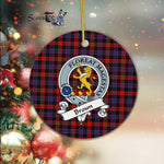Broun Scottish Clan Badge Plaid Ornament Gift. Christmas Tree Ornament Broun Clan Tartan Ornament Great Christmas Ornaments Gift - Scotstee Shop