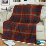 Brown Plaid Blankets Plaid Blanket Ainslie Ancient Tartan Blanket Scottish Brown Plaid Throw Blanket Tartan Plaid Fleece Blanket - Scotstee Shop