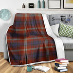 Scotstee Shop Tartan Plaid Blanket Ainslie Ancient Scottish Tartan Plaid Sherpa Blanket
