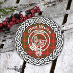 Bruce Clan Tartan Crest Badge Plaid Ornament Gift. Christmas Tree Ornament Brodie Clan Tartan Ornament Great Christmas Ornaments Gift - Scotstee Shop