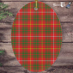 Bruce Modern Tartan Oval Ornaments, Christmas Tree Ornament, Plaid Christmas Ornaments, Ceramic Oval Christmas Tree Decoration, Tartan Oval Ornaments, Christmas Tree Ornament, Plaid Christmas Ornaments, Ceramic Oval Christmas Tree Decoration