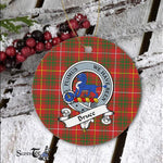 Bruce Scottish Clan Badge Plaid Ornament Gift. Christmas Tree Ornament Bruce Clan Tartan Ornament Great Christmas Ornaments Gift - Scotstee Shop