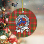 Bruce Scottish Clan Badge Plaid Ornament Gift. Christmas Tree Ornament Bruce Clan Tartan Ornament Great Christmas Ornaments Gift - Scotstee Shop