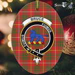 Bruce Scottish Clan Plaid Ornament Gift. Christmas Tree Ornament Bruce Clan Tartan Ornament,  ceramic ornament, personalized christmas ornaments, christmas tree ornaments, christmas door decorations, Plaid Ornament, Tartan Ceramic Ornament