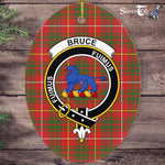 Bruce Scottish Clan Plaid Ornament Gift. Christmas Tree Ornament Bruce Clan Tartan Ornament,  ceramic ornament, personalized christmas ornaments, christmas tree ornaments, christmas door decorations, Plaid Ornament, Tartan Ceramic Ornament