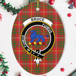 Bruce Scottish Clan Plaid Ornament Gift. Christmas Tree Ornament Bruce Clan Tartan Ornament,  ceramic ornament, personalized christmas ornaments, christmas tree ornaments, christmas door decorations, Plaid Ornament, Tartan Ceramic Ornament