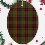 Buchan Modern Tartan Oval Ornaments, Christmas Tree Ornament, Plaid Christmas Ornaments, Ceramic Oval Christmas Tree Decoration, Tartan Oval Ornaments, Christmas Tree Ornament, Plaid Christmas Ornaments, Ceramic Oval Christmas Tree Decoration