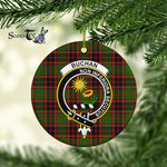 Buchan Scottish Clan Plaid Ornament Gift. Christmas Tree Ornament Buchan Clan Tartan Ornament Great Christmas Ornaments Gift - Scotstee Shop
