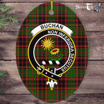 Buchan Scottish Clan Plaid Ornament Gift. Christmas Tree Ornament Buchan Clan Tartan Ornament,  ceramic ornament, personalized christmas ornaments, christmas tree ornaments, christmas door decorations, Plaid Ornament, Tartan Ceramic Ornament