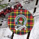 Buchanan Scottish Clan Badge Plaid Ornament Gift. Christmas Tree Ornament Buchanan Clan Tartan Ornament Great Christmas Ornaments Gift - Scotstee Shop