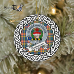 Buchanan Scottish Clan Tartan Crest Badge Plaid Ornament Gift. Christmas Tree Ornament Brodie Clan Tartan Ornament,  ceramic ornament, personalized christmas ornaments, christmas tree ornaments, christmas door decorations, Plaid Ornament, Tartan Ceramic Ornament