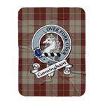 Scotstee Shop Tartan Plaid Blanket Cunningham Burgundy Dancers Clan Badge Scottish Tartan Plaid Sherpa Blanket, Tartan Blanket, Plaid Blanket, Scottish Blanket, Gift Christmas Blanket, Christmas Blanket, Mother Day Gift, Father Day Gift