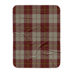 Scotstee Shop Tartan Plaid Blanket Cunningham Burgundy Dancers Scottish Tartan Plaid Sherpa Blanket