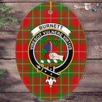 Burnett Scottish Clan Plaid Ornament Gift. Christmas Tree Ornament Burnett Clan Tartan Ornament,  ceramic ornament, personalized christmas ornaments, christmas tree ornaments, christmas door decorations, Plaid Ornament, Tartan Ceramic Ornament