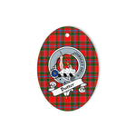 Butter Scottish Clan Badge Plaid Ornament Gift. Christmas Tree Ornament Butter Tartan Ornament,  ceramic ornament, personalized christmas ornaments, christmas tree ornaments, christmas door decorations, Plaid Ornament, Tartan Ceramic Ornament