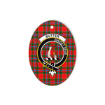 Butter Scottish Clan Plaid Ornament Gift. Christmas Tree Ornament Butter Clan Tartan Ornament,  ceramic ornament, personalized christmas ornaments, christmas tree ornaments, christmas door decorations, Plaid Ornament, Tartan Ceramic Ornament