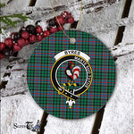 Byres Scottish Clan Plaid Ornament Gift. Christmas Tree Ornament Byres Clan Tartan Ornament Great Christmas Ornaments Gift - Scotstee Shop